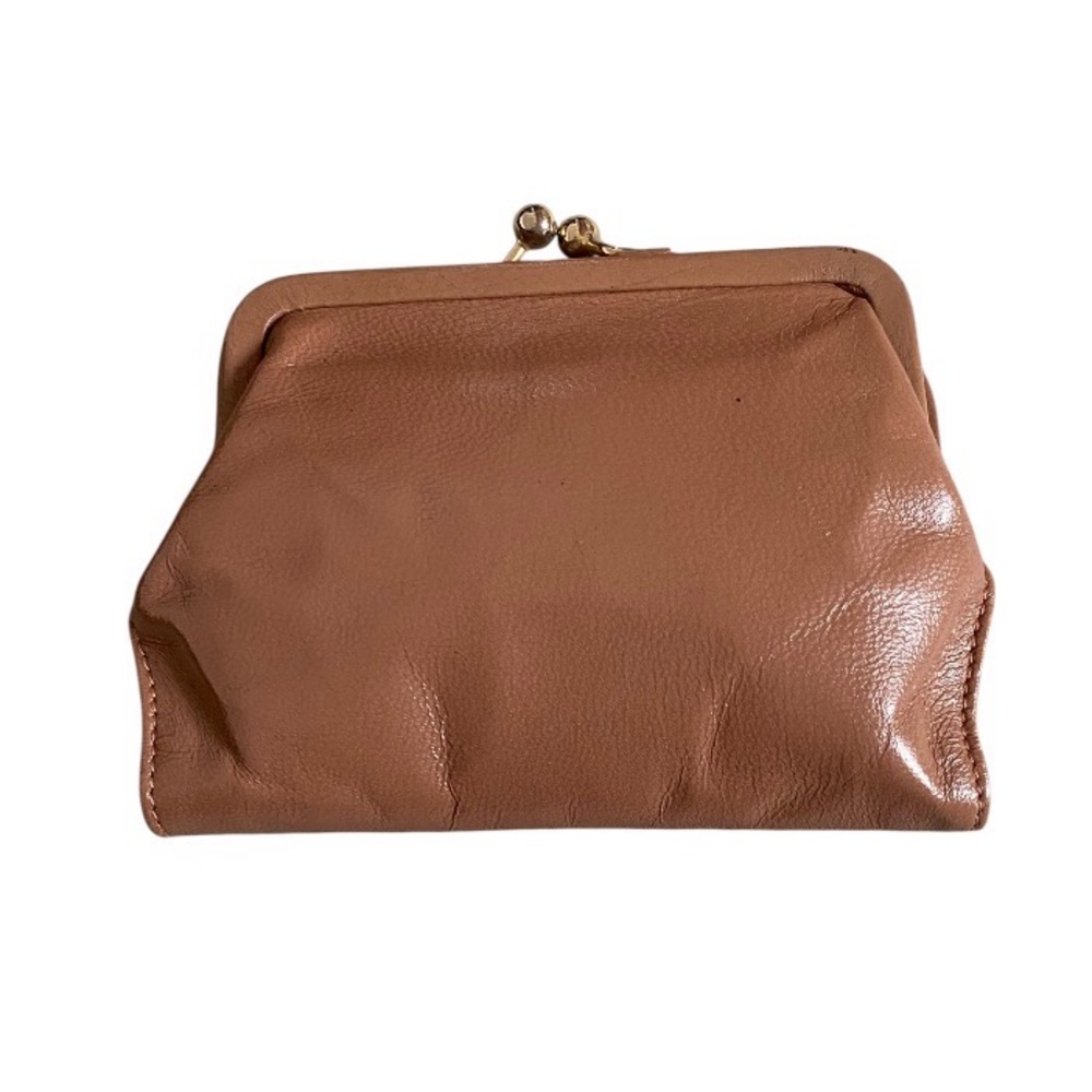 Fiocchi vintage Italian leather foldover kisslock wallet